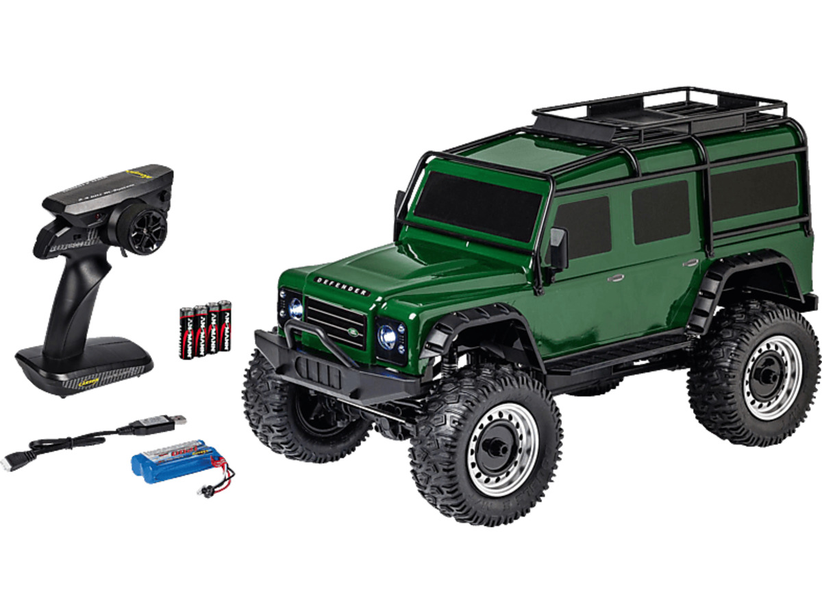 Bild 1 von CARSON 1:8 Land Rov.Defen.100% RTR British grün, ferngesteuertes Fahrzeug R/C Spielzeugauto, Grün