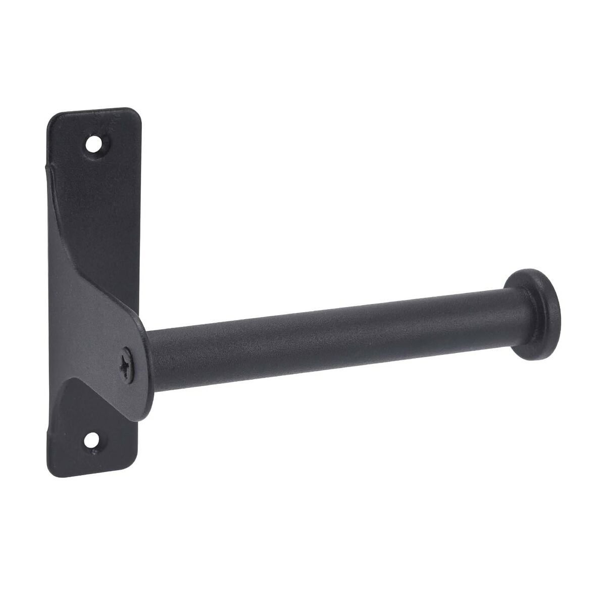 Bild 1 von SOSmart24 PURE BLACK Toilettenpapierhalter aus Metall - Schwarz Matt - Klopapierhalter, Klorollenhalter, Klopapierhalter, NORDIC MINIMALISM
