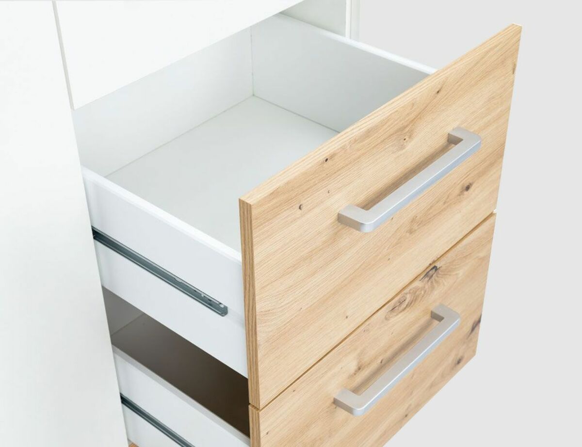 Bild 4 von Schrank Artisan Oak, Weiß 3-trg