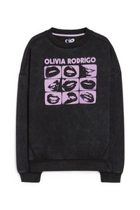 C&A CLOCKHOUSE-Sweatshirt-Olivia Rodrigo, Schwarz, Größe: XS