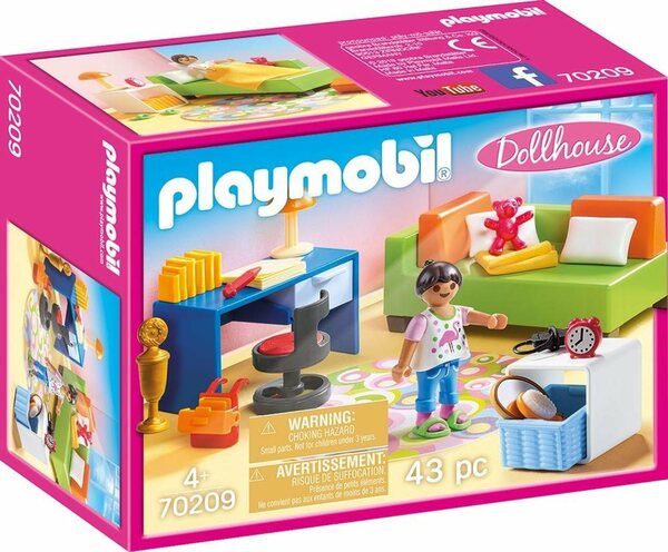 Bild 1 von Playmobil® Konstruktions-Spielset »Jugendzimmer (70209), Dollhouse«, (43 St), Made in Germany