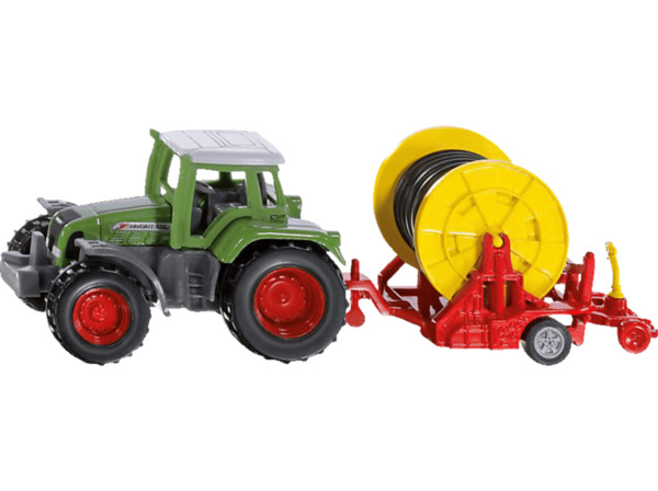 Bild 1 von SIKU Traktor mit Bewässerungshaspel Modellauto, Mehrfarbig