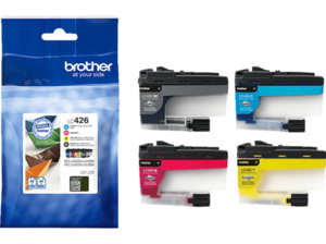 BROTHER LC-426VAL Value Pack Schwarz, Cyan, Magenta, Gelb (LC-426VAL)