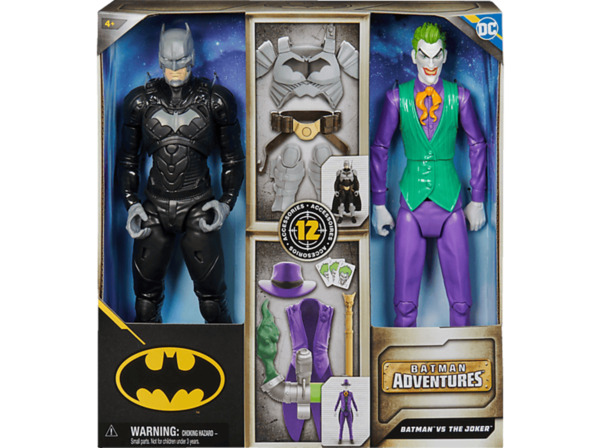 Bild 1 von SPIN MASTER BAT BATTLE PACK BATMAN & JOKER MIT CLIP Spielset Mehrfarbig