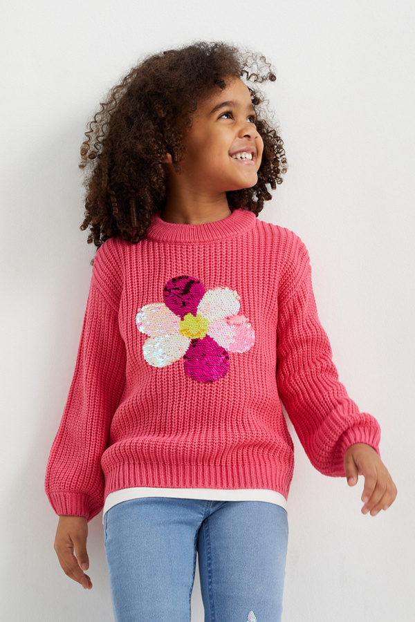 Bild 1 von C&A Pullover, Pink, Größe: 92