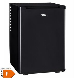 YUNA Silent Cool 40/22 Mini Kühlschrank, 34 Liter Nutzinhalt, flüsterleise 22 dB