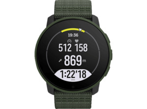 SUUNTO 9 PEAK PRO Smartwatch Edelstahl, Saphirglas, Silikon, 125-175, Forest Green