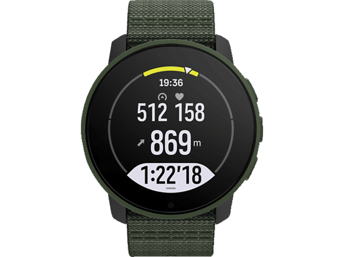 Bild 1 von SUUNTO 9 PEAK PRO Smartwatch Edelstahl, Saphirglas, Silikon, 125-175, Forest Green
