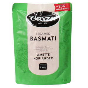 Oryza 2 x Steamed Basmati, Limette & Koriander