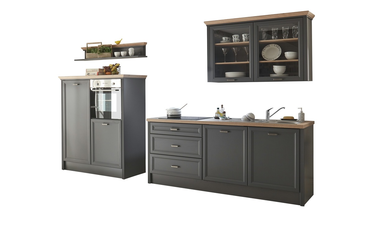 Bild 1 von Jette Küchenblock  Jette ¦ grau ¦ Maße (cm): B: 344 H: 228 T: 60 Küche > Küchenblöcke - Sconto