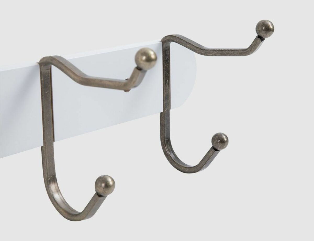 Bild 2 von Hakenleiste Weiß 3er