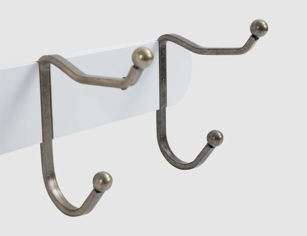 Bild 2 von Hakenleiste Weiß 3er