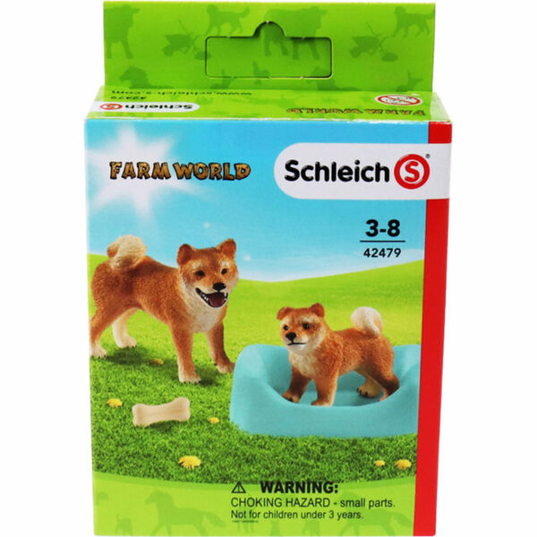 Bild 1 von Schleich Shiba Inu Mutter und Welpe