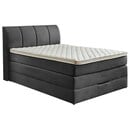 Bild 1 von CASAVANTI Boxspringbett MILANO 120 x 200 cm anthrazit