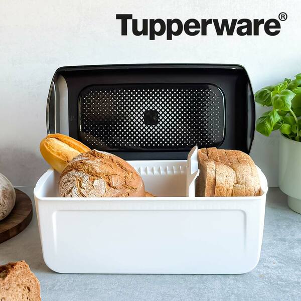 Bild 1 von Tupperware BreadSmart Brotkasten inkl. praktischem Box-Trenner GRATIS (B-Ware)
