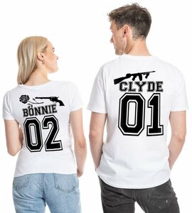 Couples Shop T-Shirt »Gangster Paar Fun T-Shirt« mit modischem Print