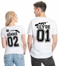 Bild 1 von Couples Shop T-Shirt »Gangster Paar Fun T-Shirt« mit modischem Print