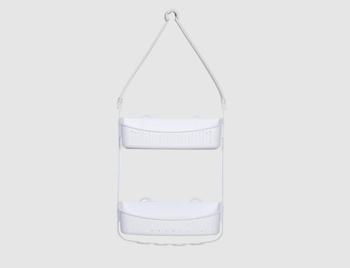 Bild 2 von Dusch-Hängeregal Weiß 2 Körbe