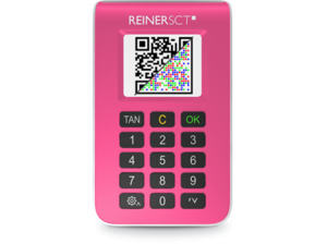 REINER SCT tanJack photo QR TAN-Generator Pink