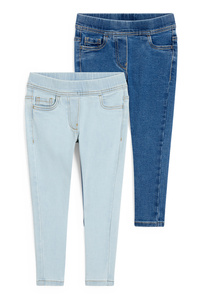 C&A Multipack 2er-Jegging Jeans, Blau, Größe: 92