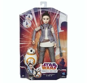 Hasbro Actionfigur »Star Wars Rey mit BB-8 Figur 27cm«