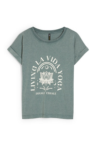 C&A T-Shirt-Yoga, Grün, Größe: XS