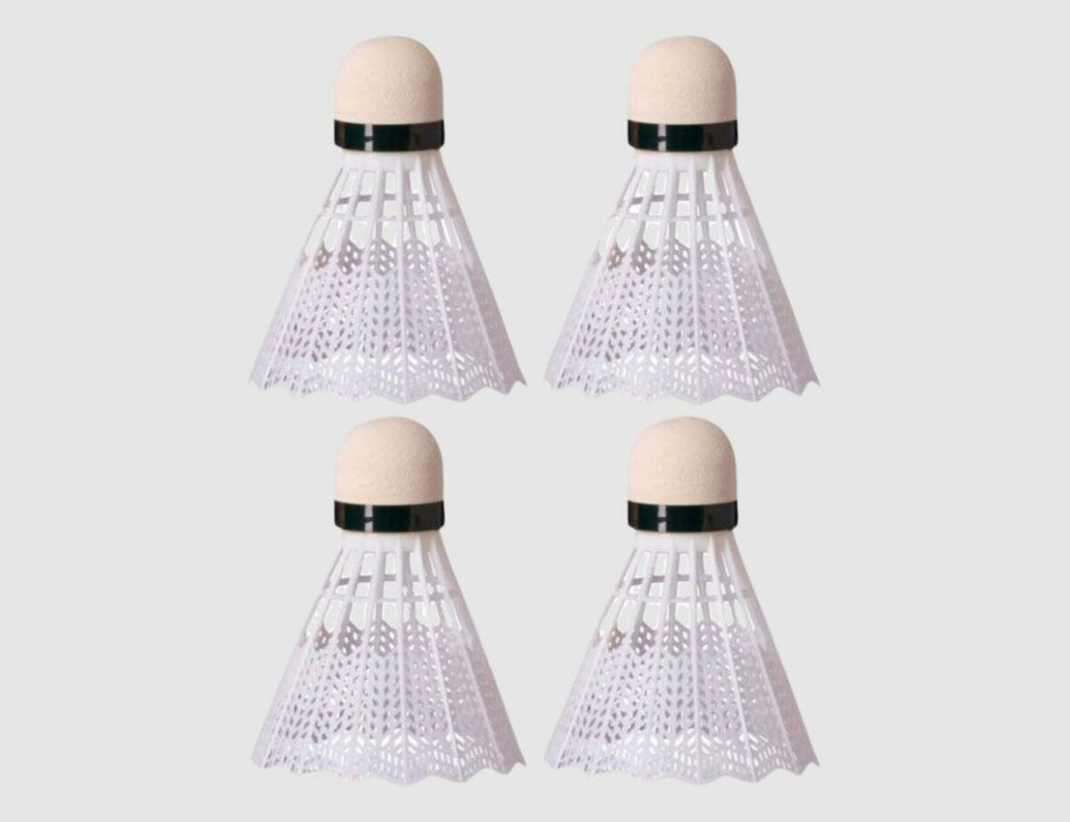 Bild 1 von Federbälle Weiß 4 Stück Nylon