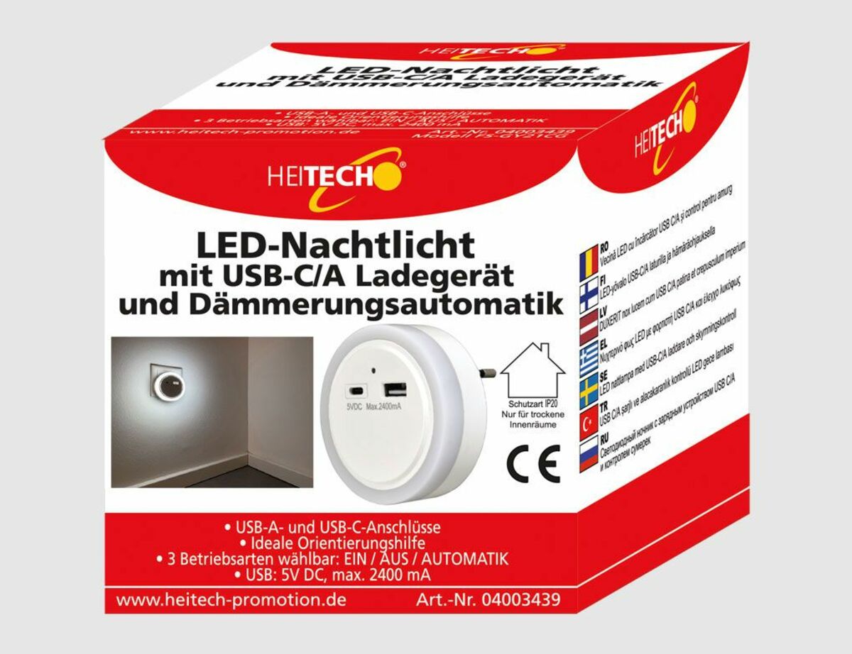 Bild 2 von Nachtlicht LED USB-C/A