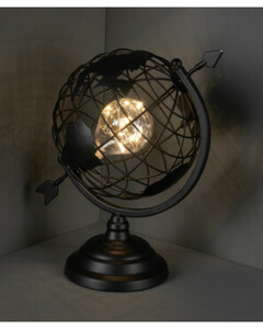 LED-Globus
       
       ca. 21 x 18 x 32,5 cm
   
      schwarz
