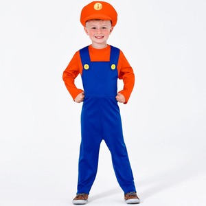 Kinder-Kostüm "Mario", 2-teilig