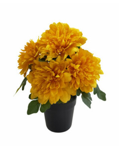 Kunstblumen
       
       Chrysanthemen
   
      gelb