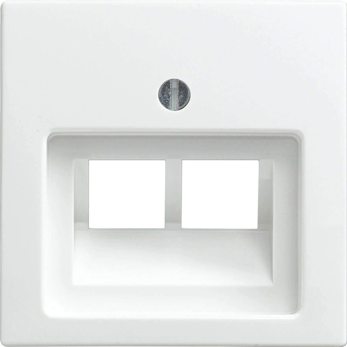 Bild 1 von Busch-Jaeger Abdeckung für UAE-Anschlussdosen Balance SI Alpinweiß
