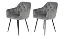 Bild 2 von Polsterstuhl 2er-Set Grau