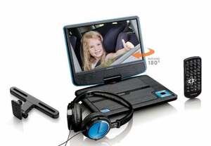 DVP-910 schwarz/blau Portabler DVD-Player