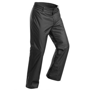 Skihose Herren warm Piste - 100 schwarz Grau