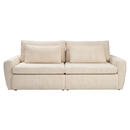 Bild 1 von Carryhome Schlafsofa, Creme, Textil, 2-Sitzer, Füllung: Schaumstoff, 240x90x120 cm, Stoffauswahl, Liegefunktion, Schlafen auf Sitzhöhe, Rücken echt, Kinder- & Jugendzimmer, Jugendmöbel, Jugendsof