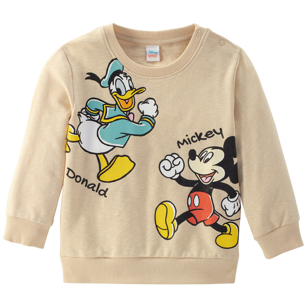 Bild 1 von Micky Maus Sweatshirt mit großem Print BEIGE
