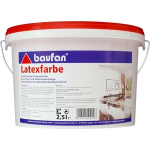 Baufan Latexfarbe 2,5 l