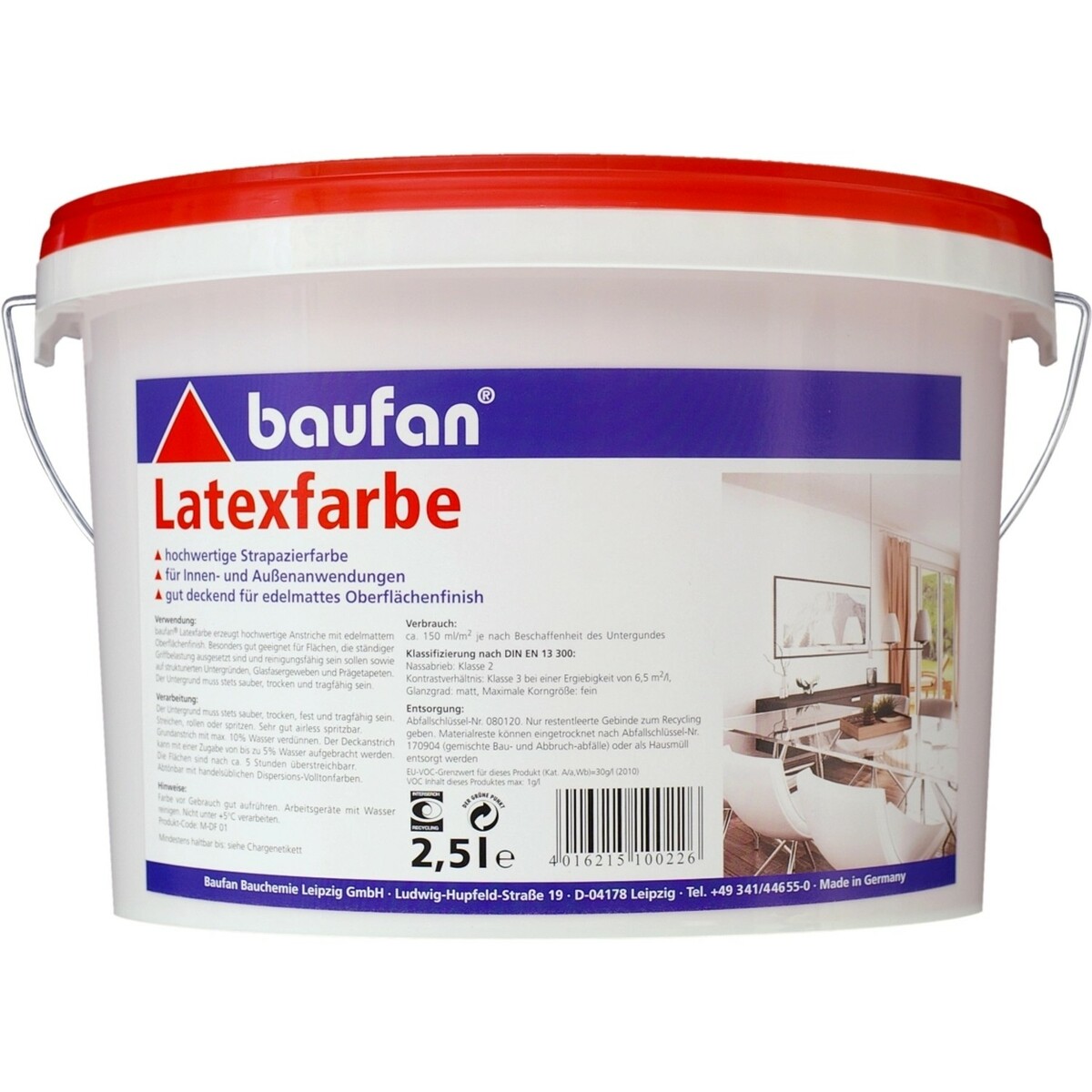 Bild 1 von Baufan Latexfarbe 2,5 l