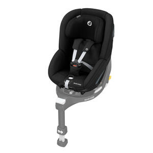 Maxi-Cosi Reboarder-Kindersitz Pearl 360, Schwarz, Textil, 43x49.8x67.4 cm, ECE R 129 i-Size, 5-Punkt-Gurtsystem, abnehmbarer und waschbarer Bezug, höhenverstellbare Kopfstütze, integriertes Gurtsy