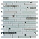 Bild 1 von Mosaik Glas & Stein Crystal Silver Brick 30 cm x 30 cm