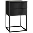 Bild 1 von Livetastic Nachtschrank, Graphit, Metall, 2 Schubladen, 40x65x38.5 cm, Schlafzimmer, Nachttische