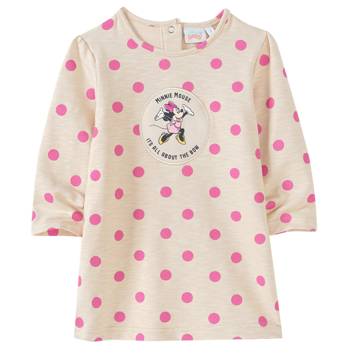 Bild 1 von Minnie Maus Kleid mit Punkte-Allover BEIGE