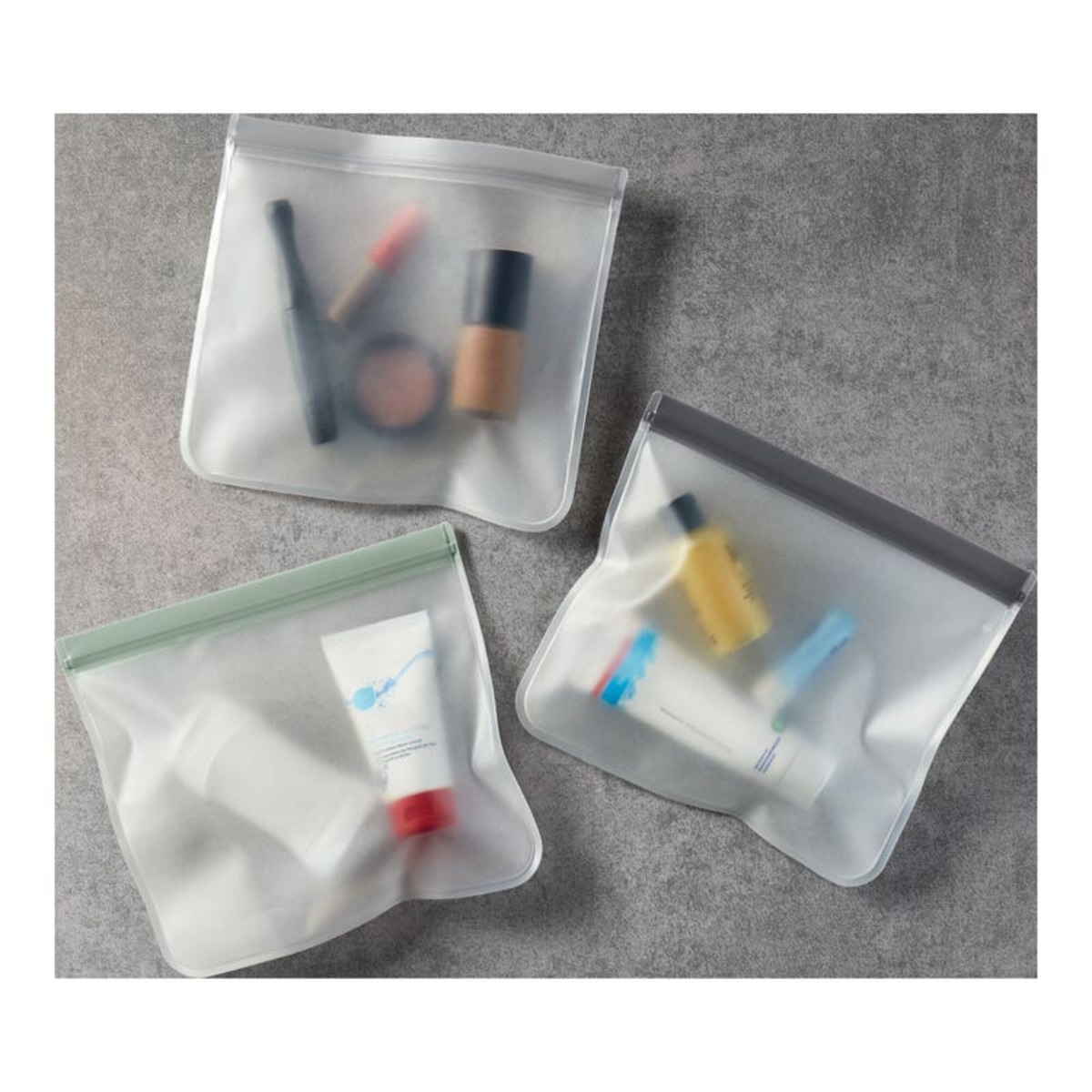 Bild 1 von Wiederverwendbare Frischhalte-Beutel, ca. 23x21cm, 3er-Pack