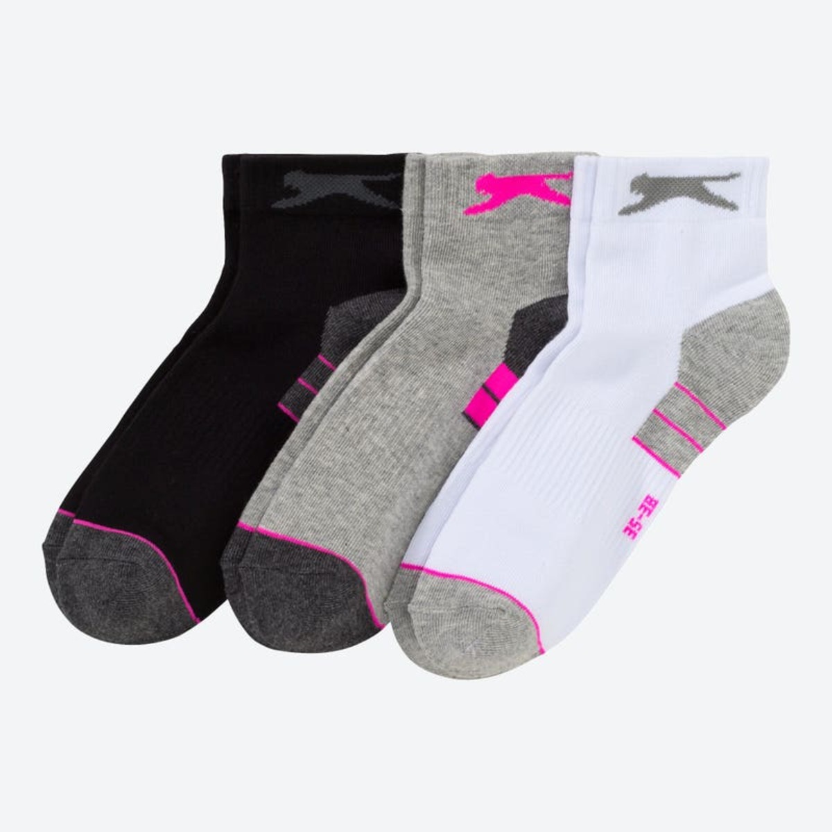 Bild 1 von Slazenger Damen-Sport-Sneaker-Socken, 3er-Pack