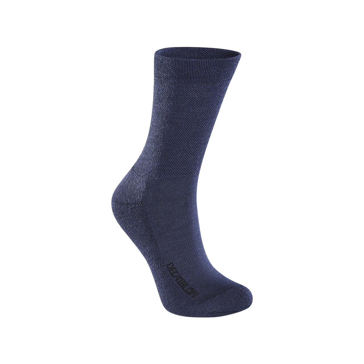 Bild 1 von FAHRRADSOCKEN 500 WINTER BLAU Blau|schwarz