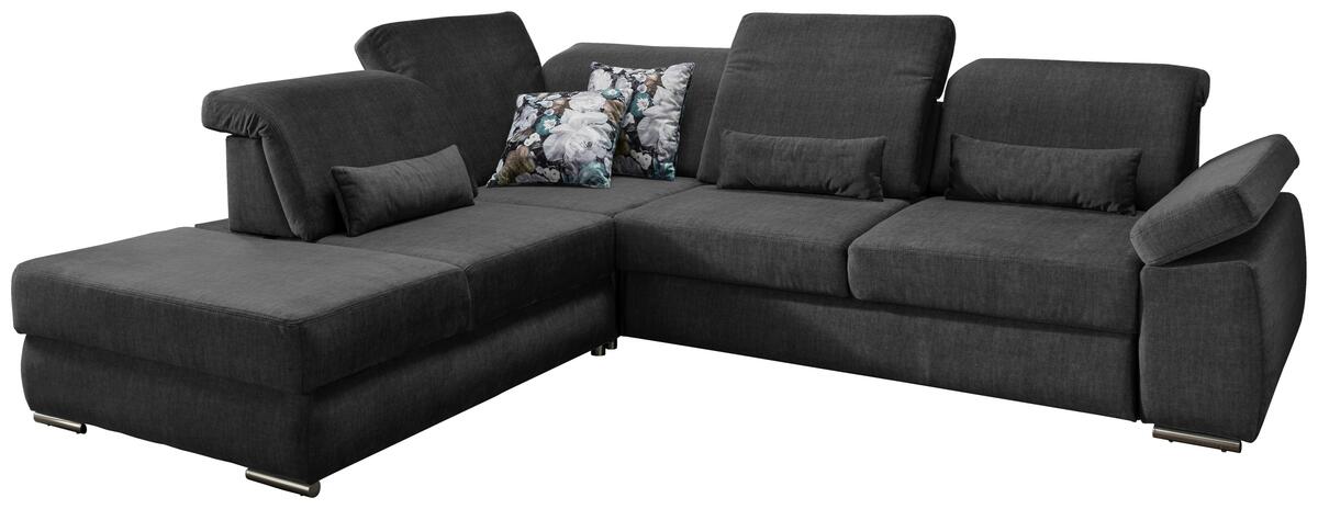 Bild 1 von Wohnlandschaft Milian Anthrazit Velours, Anthrazit