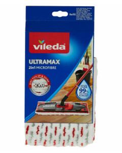 Vileda UltraMax Ersatz-Wischbezug
       
       entfernt Bakterien
   
      weiß