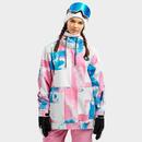 Bild 1 von Snowboardjacke f&uuml;r Damen W1-W Holi - Bubblegum Pink - Electric Blue