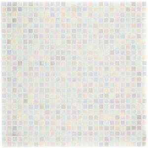 Mosaik Glas Mini White 29,6 cm x 29,6 cm